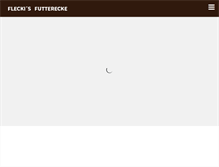 Tablet Screenshot of fleckis-futterecke.de